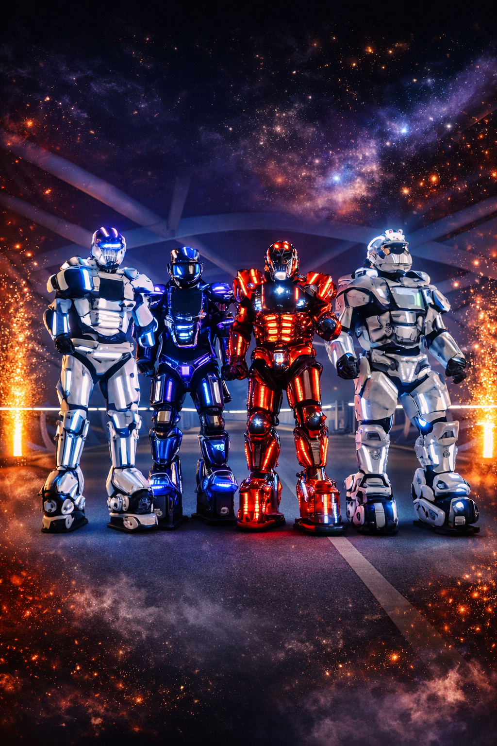 About Galaxy LED Robots